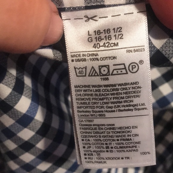 Banana Republic Camden Fit size Large mens button down - Picture 3 of 8